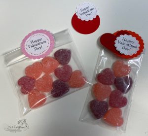 Just in time for Valentines Treat bag Tags
