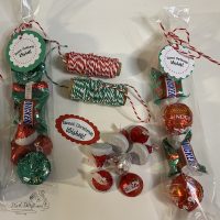 Easy make-ahead small Christmas Treat bags
