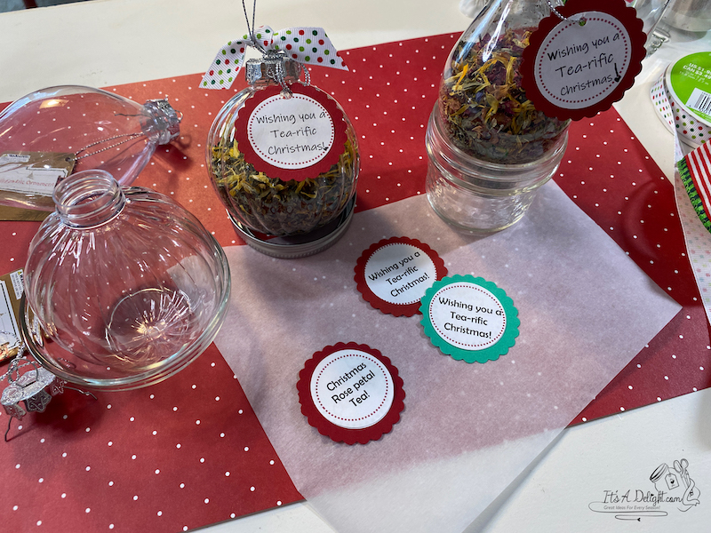 tea ball ornament supplies