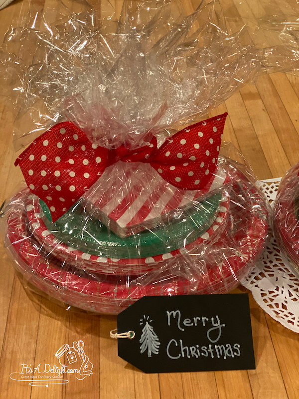 gift with Christmas tag