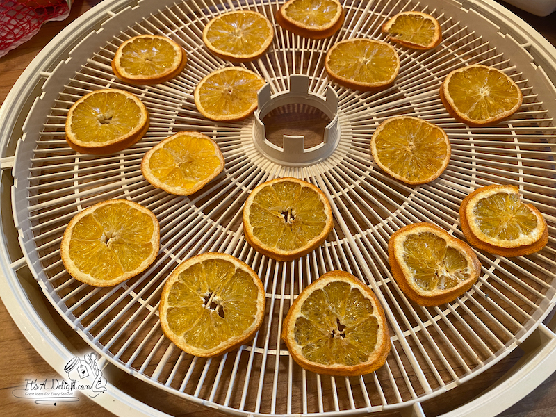 How to Dry orange slices