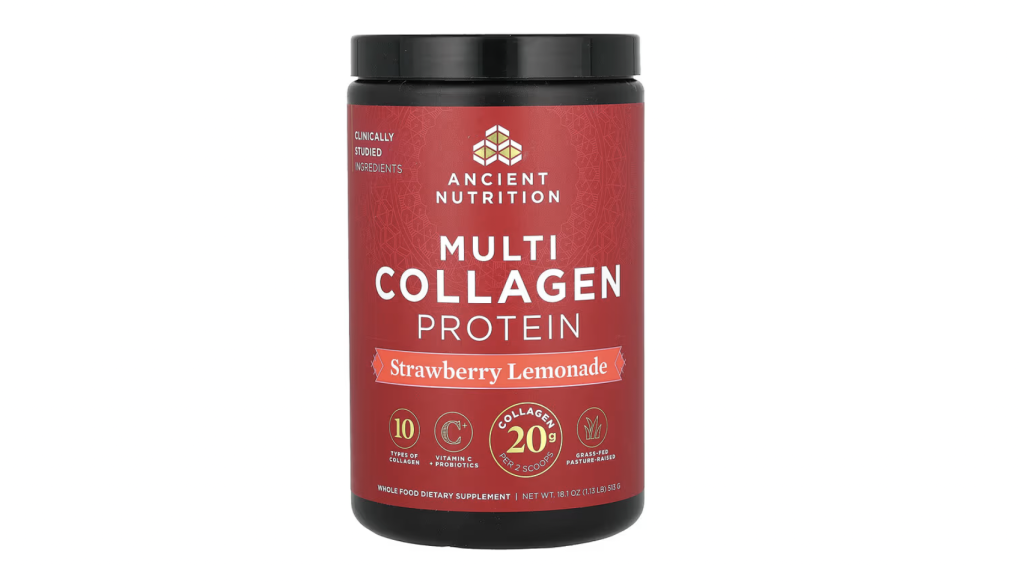 Multi Collagen Protein, Strawberry Lemonade
