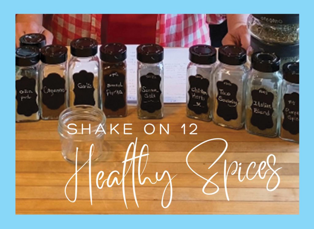 shake on 12 healthy spices