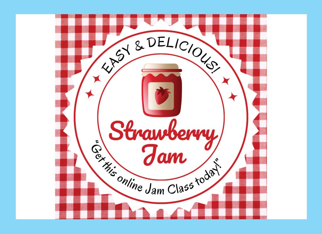canning strawberry jam 